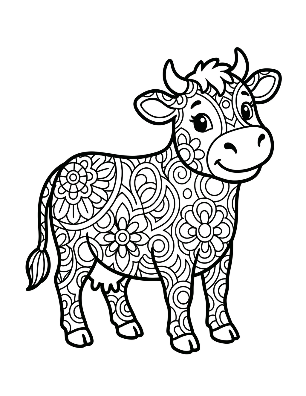 The Adventures of Sadie & Otis Animal Mandala Digital Coloring Book