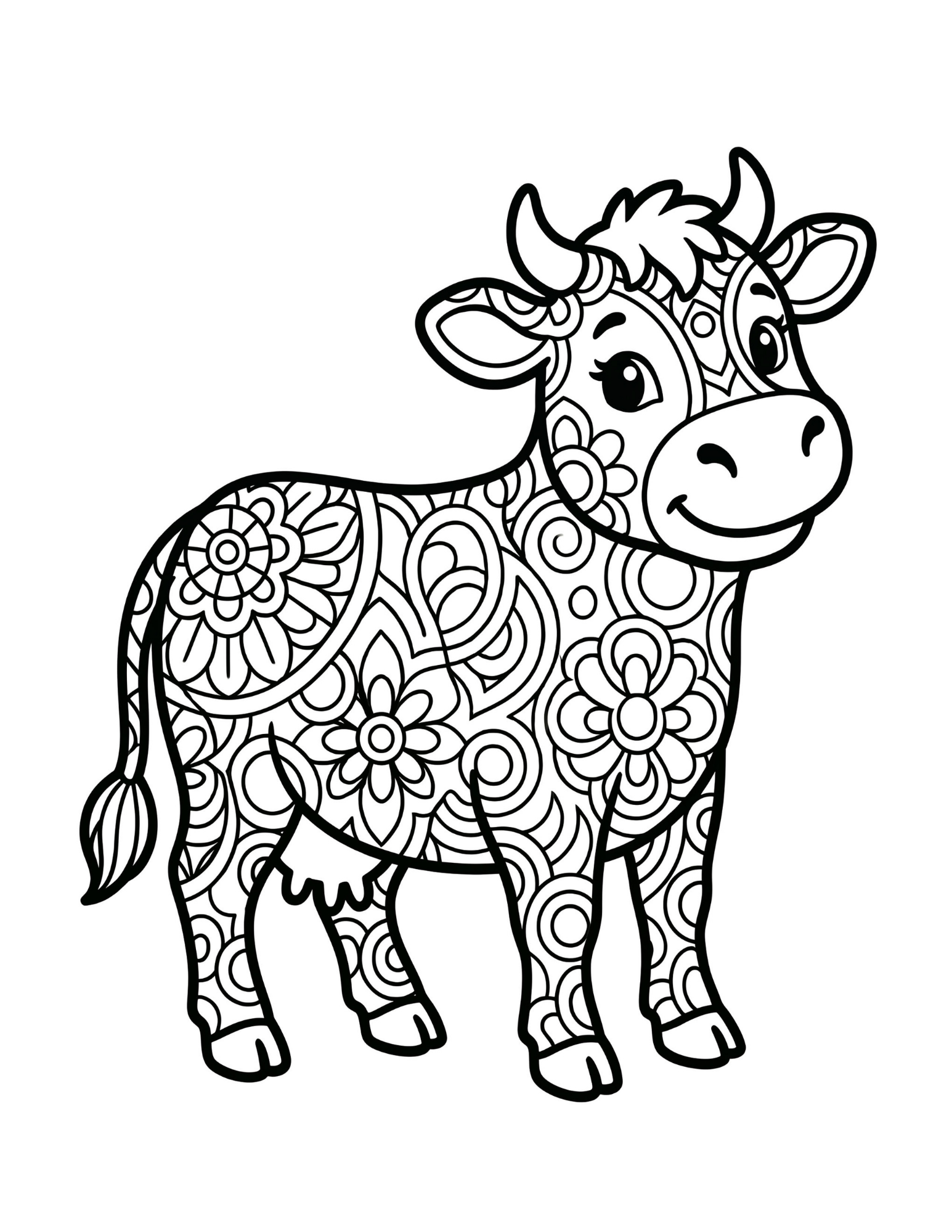 The Adventures of Sadie & Otis Animal Mandala Digital Coloring Book