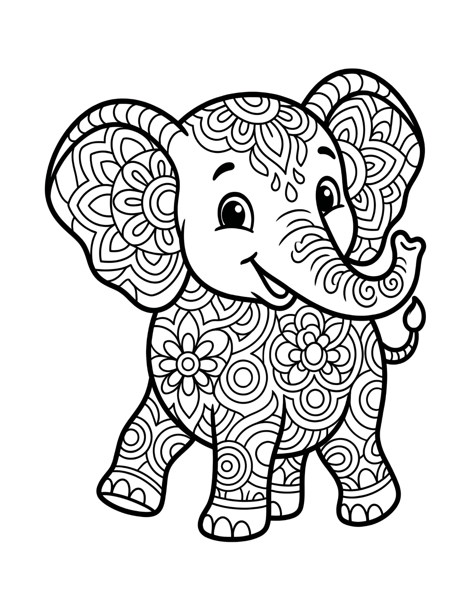 The Adventures of Sadie & Otis Animal Mandala Digital Coloring Book