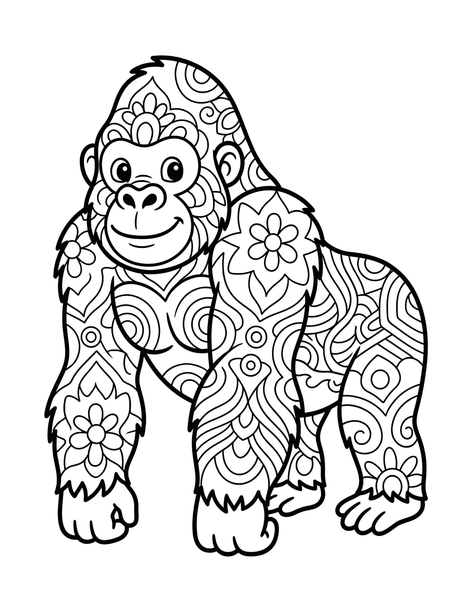 The Adventures of Sadie & Otis Animal Mandala Digital Coloring Book