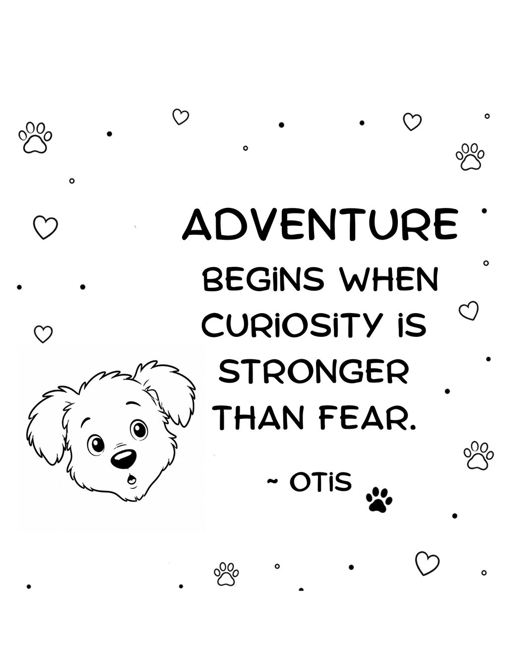 The Adventures of Sadie & Otis Animal Mandala Digital Coloring Book